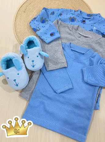 Kit azul celeste da Baby Center